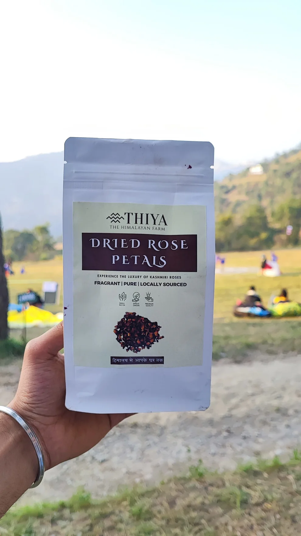 Kashmir Dried Rose Petals | Kashmir's Finest | 100% Pure Dried Rose Petals | 50 Gram