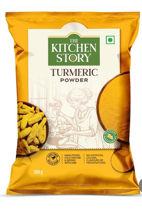 The Kitchen Story Turmeric Powder 200g Pouch
