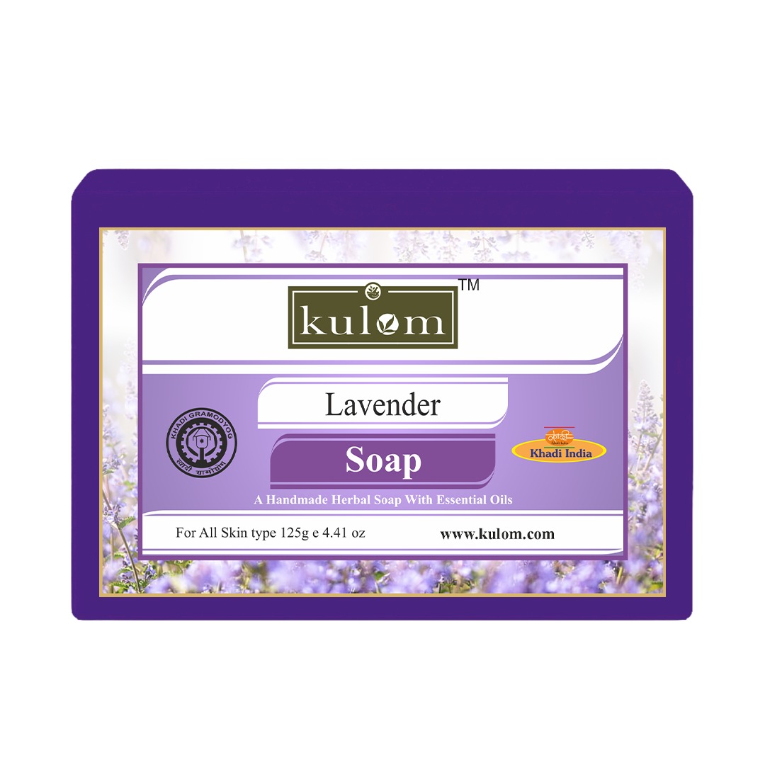 Kulom Khadi Herbal Lavender Soap - 125g